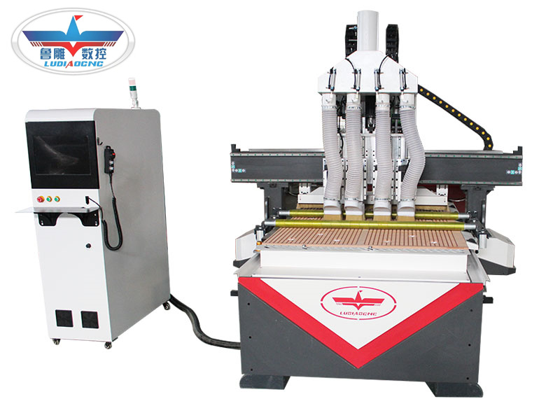 畅销款鲁雕四工序数控开料机